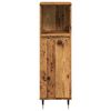 vidaXL Bathroom Cabinet Rustic wood Engineered wood and iron