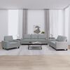 vidaXL Sofa Set Light Gray