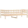 vidaXL Day Bed Natural Pine Solid Pine Wood 31.5 x 79 in.
