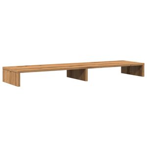 vidaXL Monitor Stand Artisian Oak 39.4x10.6x3.9" Engineered Wood