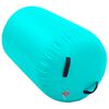 vidaXL Inflatable Gymnastic Roll with Pump 39.4x23.6" PVC Green