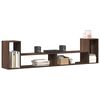 vidaXL TV Cabinet Brown Oak Engineered Wood 39.4 x 11.8 x 19.7 in