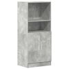 vidaXL Kitchen Cabinet Set Concrete Grey Engineered Wood Large