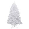vidaXL Artificial Hinged Christmas Tree White PVC