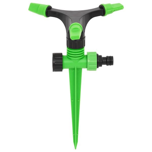 vidaXL Sprinkler Green and Black ABS, Polypropylene (PP) Compact