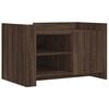 vidaXL Coffee Table Brown oak Engineered wood Medium Coffee Table