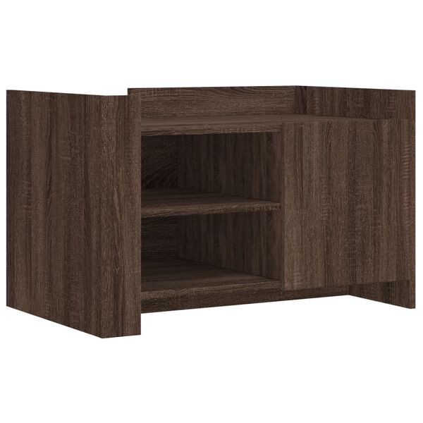vidaXL Coffee Table Brown oak Engineered wood Medium Coffee Table