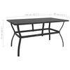 vidaXL Dining Set Table: Anthracite, Chairs: Grey