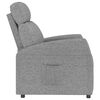 vidaXL Recliner Light Gray Fabric