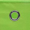 vidaXL Storage Box Set of 4 Green Non-woven fabric 11 in Foldable