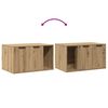 vidaXL Cat Litter Box Enclosure Artisan oak Engineered wood