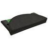 vidaXL Poker Tabletop Green Engineered wood, felt, faux leather Large