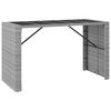 vidaXL Garden Bar Set Grey, Black, Dark Grey