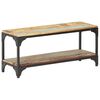 vidaXL Coffee Table Multicolored Solid reclaimed wood, powder-coated steel