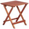 vidaXL Bistro Set Brown Solid eucalyptus wood with an oil finish Small