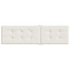 vidaXL Deck Chair Cushion Melange cream 100% polyester Extra Thin