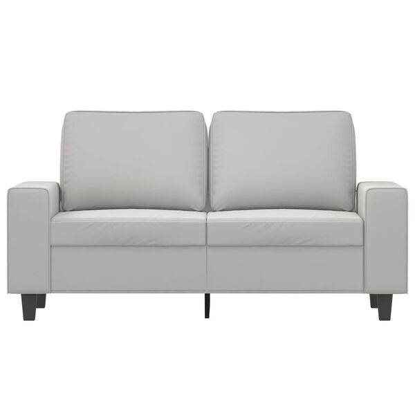 vidaXL 2-seater Sofa Light grey