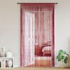 vidaXL String Curtains 2 pcs 39.4x98.4" Burgundy