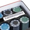 vidaXL Poker Chip Set 200 pcs 0.01 lb