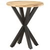 vidaXL Side Table Natural Wood Solid Mango Wood Durable Side Table