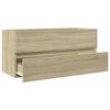 vidaXL Bathroom Sink Cabinet Sonoma Oak Engineered Wood Medium