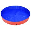 vidaXL Dog Swimming Pool Red PVC Extra Large Collapsible Circular