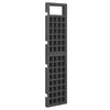 vidaXL 4-Panel Room Divider/Trellis Solid Fir Wood Black 63.4"x70.9"