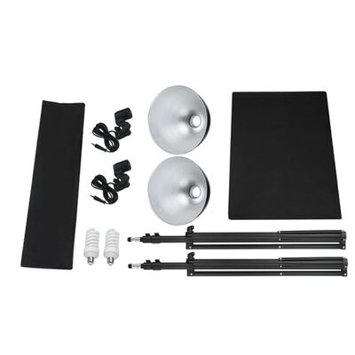 Studio Lamps with Reflector and Tripods 24 watts