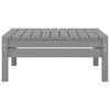vidaXL Garden Lounge Set Grey Solid Pine Wood 3 Piece Set Modular