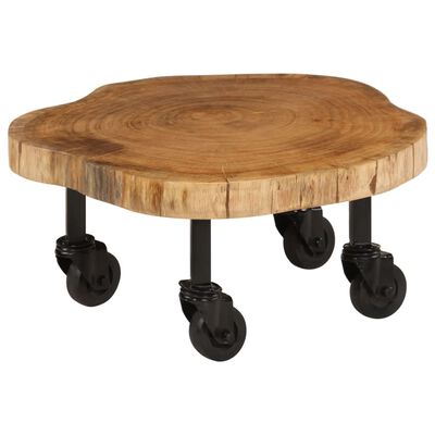 vidaXL Coffee Table Solid Wood Acacia 23.6"x21.7"x9.8"