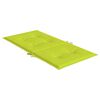 vidaXL Patio Lowback Chair Cushions 6 pcs Bright Green 39.4x19.7x1.2" Oxford Fabric