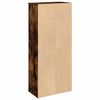 vidaXL Bathroom Cabinet Smoked oak Engineered wood Slim Bathroom Cabinet