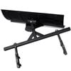 vidaXL Snowblower Black Steel 39.4 x 17.3 in Adjustable Armrests