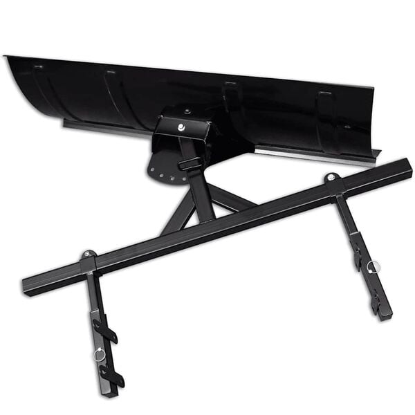vidaXL Snowblower Black Steel 39.4 x 17.3 in Adjustable Armrests