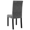 vidaXL Dining Chairs 6 pcs Dark Gray Velvet