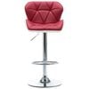 vidaXL Bar Stool Wine Red Faux Leather