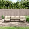 vidaXL Garden Lounge Set Anthracite, Beige