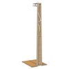 vidaXL Garden Shower Beige 60 x 80 x 214 cm Poly rattan