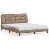 vidaXL Bed Frame Cappuccino