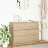 vidaXL Sideboard Sonoma Oak Engineered Wood 39.4 in x 13.8 in x 29.9 in