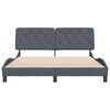 vidaXL Bed Frame Dark Grey