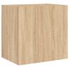 vidaXL TV Wall Cabinet Set of 2 Sonoma oak Engineered wood Medium