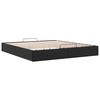 vidaXL Ottoman Bed Frame Black Faux leather, Metal, Plywood, Engineered wood