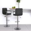 vidaXL Bar Stool Set of 2 Black