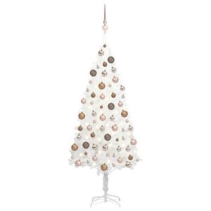vidaXL Christmas Tree White Polyethylene Medium Christmas Tree