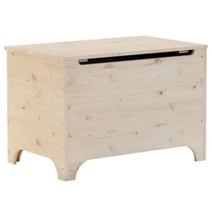 vidaXL Storage Box Natural Pine Solid pine wood (untreated)