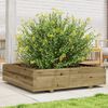 vidaXL Garden Planter Natural Wood Treated Pine Wood Tough