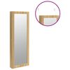 vidaXL Mirror Jewelry Cabinet White