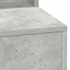 vidaXL Dressing Table Concrete Grey 39.37 x 16.14 x 53.15 in