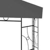 vidaXL Gazebo Anthracite Steel Large Portable Gazebo Rectangular